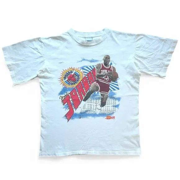 Vintage Salem Michael Jordan 1990 Player Card Chicago Bulls T